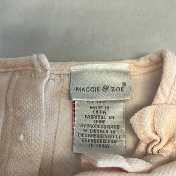 Maggie & Zoe Soft Pink Baby Dress/Romper - Picture 2 of 6